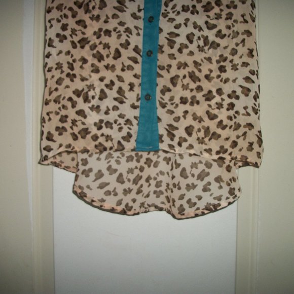 JUNGLE ANIMAL MAGNETISIM SLEEVELESS TOP S - Picture 3 of 4